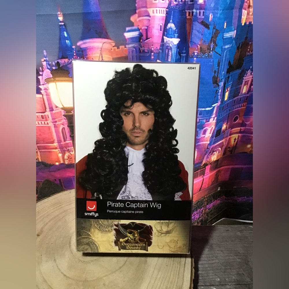 Smiffys pirate captain wig adult